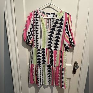 Velvet by Graham & Spencer geometric Dress